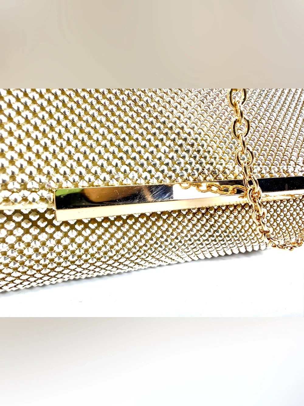 INC International Concepts shimmering mesh